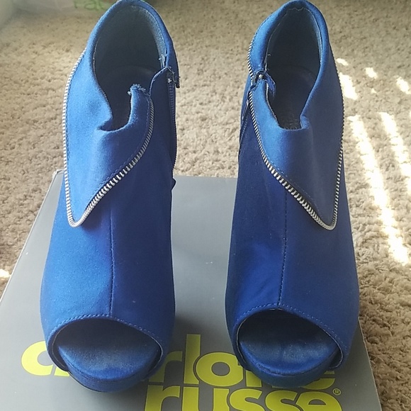 Royal blue Booties - Picture 1 of 3